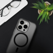 Forcell F-Protect MagSafe-kompatibilis tok iPhone 16 - fekete átlátszó tok és táska
