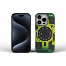 Forcell F-Protect MagSafe-kompatibilis tok iPhone 16 Pro Max - zöld mintás tok és táska