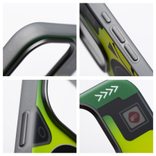 Forcell F-Protect MagSafe-kompatibilis tok iPhone 16 Pro - zöld mintás tok és táska