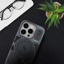 Forcell F-Protect MagSafe-kompatibilis tok Samsung Galaxy S25 - szürke mintás tok és táska