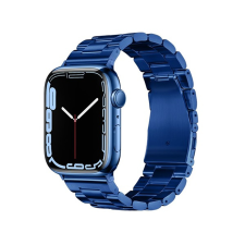 Forcell FA10 Apple Watch 38/40/41mm fém szíj, kék okosóra kellék