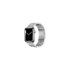 Forcell FA10 Apple Watch Fém szíj 38/40/41mm - Ezüst okosóra kellék