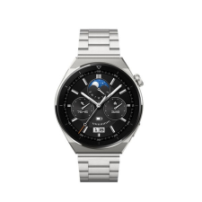 Forcell FS06 Samsung Watch 20mm fém szíj, ezüst okosóra kellék