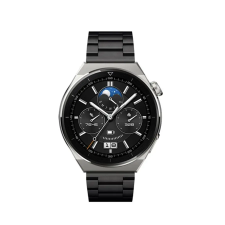 Forcell FS06 Samsung Watch 22mm fém szíj, fekete okosóra kellék