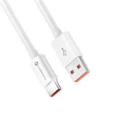 Forcell kábel USB A-típusból C-típusba QC4.0 3A/20V 60W C336 1m fehér kábel és adapter