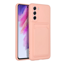 Forcell kártya tok samsung s21 fe rózsaszín tok és táska