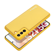 Forcell Leather Samsung Galaxy A35 5G bőr tok, sárga tok és táska