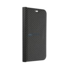 Forcell LUNA flipes Carbon Iphone 14 Pro ( 6.1 ) telefonhoz fekete tok és táska