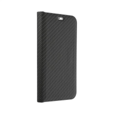 Forcell Luna flipes Carbon Samsung A13 5G fekete tok tok és táska