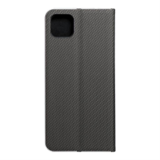 Forcell Luna flipes Carbon Samsung Galaxy A22 5G fekete tok tok és táska