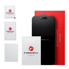 Forcell Matt Glass edzett üveg fekete szegéllyel iPhone 14 Pro Max mobiltelefon kellék