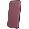 Forcell Oppo A78 4G, Oldalra nyíló tok, stand, Forcell Elegance, bordó