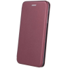 Forcell Samsung Galaxy S23 FE SM-S711, Oldalra nyíló tok, stand, Forcell Elegance, bordó