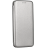 Forcell Samsung Galaxy S25 Plus SM-S936, Oldalra nyíló tok, stand, Forcell Elegance, szürke