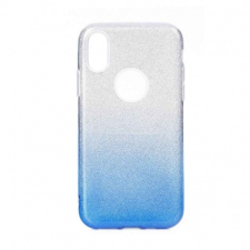 Forcell Shining szilikon tok iPhone 11 Pro, kék/ezüst tok és táska