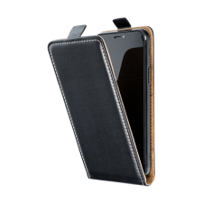 Forcell Silk bőr flip tok Samsung Galaxy A03s, fekete tok és táska