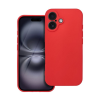 Forcell Soft iPhone 16 szilikon tok, piros