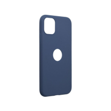 Forcell Soft szilikon hátlap tok Apple iPhone 11, sötétkék tok és táska