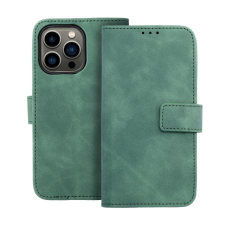 Forcell Tender flipes tok iPhone 13 Mini Green tok és táska