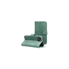 Forcell Tender flipes tok iPhone 13 Mini Green tok és táska