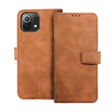 Forcell Tender flipes tok Xiaomi Redmi Note 10/10s barna tok és táska