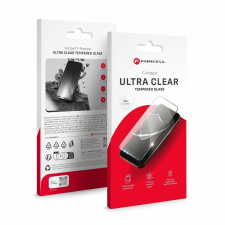 Forcell Ultra Clear Glass edzett üveg fekete szegéllyel iPhone 16 Pro mobiltelefon kellék