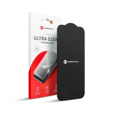 Forcell Ultra Clear Glass edzett üveg fekete szegéllyel Samsung Galaxy S24 FE mobiltelefon kellék