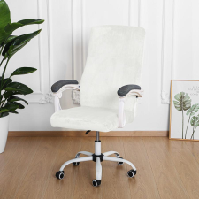 Forcheer Forgószék Huzat (S-es, bársonyos, 1 részes, fehér) lakástextília