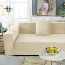 Forcheer Kanapé Huzat (bársonyos, 3 személyes, bézs) lakástextília