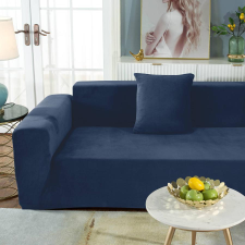 Forcheer Kanapé Huzat (bársonyos, 3 személyes, tengerészkék) lakástextília