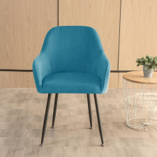 Forcheer Nagy Kagylószék Huzat (bársonyos, tengerkék) lakástextília