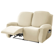 Forcheer Relax Fotel Huzat (bársonyos, 2 üléses, bézs, rugalmas) lakástextília