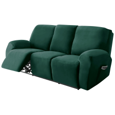 Forcheer Relax Fotel Huzat (bársonyos, 3 üléses, sötétzöld, rugalmas) lakástextília