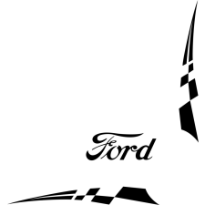 Ford oldalüveg matrica 04 autó dekoráció