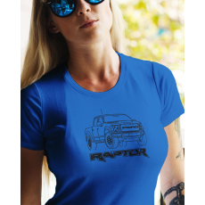  Ford Raptor női póló - Királykék M