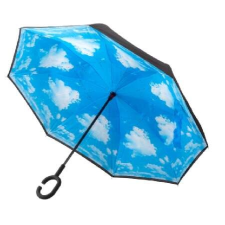  Fordított Esernyő MS-275 #kék-fekete esernyő