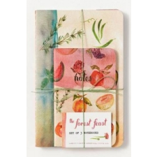  Forest Feast Notebooks (Set of 3) – Erin Gleeson naptár, kalendárium