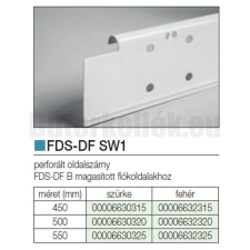 Forest Fiókcsúszó FDS-DF-B SW1 Oldalszárny 550mm Fehér bútor