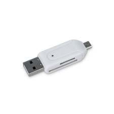 Forever adapter - OTG kártyaolvasó USB / MicroUSB / SD / MicroSD portokkal kábel és adapter
