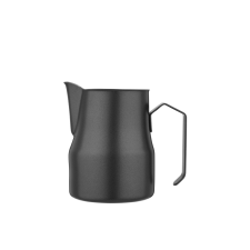 Forever Latte art black tejkiöntő - 350 ml - inox -matt fekete kávéfőző kellék