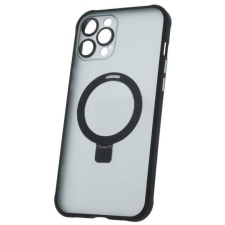 Forever Szilikon TPU tok Mag gyűrű iPhone 12 Pro Max, fekete (TPUAPIP12PMMRTFOBK) tok és táska