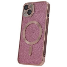 Forever Szilikon TPU védőtok Mag Glitter Chrome iPhone 13 számára (TPUAPIP13MGCTFOPI), rózsaszín tok és táska
