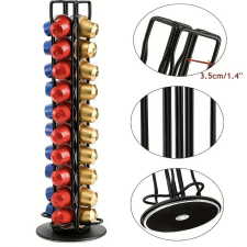 Forgatható Nespresso Kávékapszula Tartó állvány kávéfőző kellék