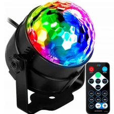  Forgó disco lámpa /LED,7+3 mód/ világítási kellék