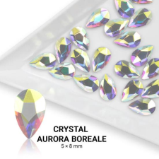 Formakő csepp alakú - 5x8mm - Crystal AB körömdíszítő