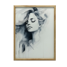 FORMÁTUM 40x50 CM FALI PLAKÁT REJTÉLY KARAKTER grafika, keretezett kép