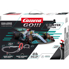 Formula 1 kihívás Mercedes Hamilton versenykészlet gyerekeknek autópálya és játékautó