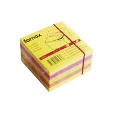Fornax Jegyzettömb öntapadó, 75x75mm, 450lap, Fornax neon jegyzettömb