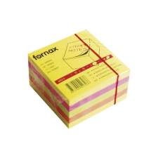 Fornax Jegyzettömb öntapadó, 75x75mm, 450lap, Fornax neon post-it