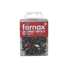 Fornax Rajzszeg BC-22 színes műanyag dobozban Fornax gemkapocs, tűzőkapocs